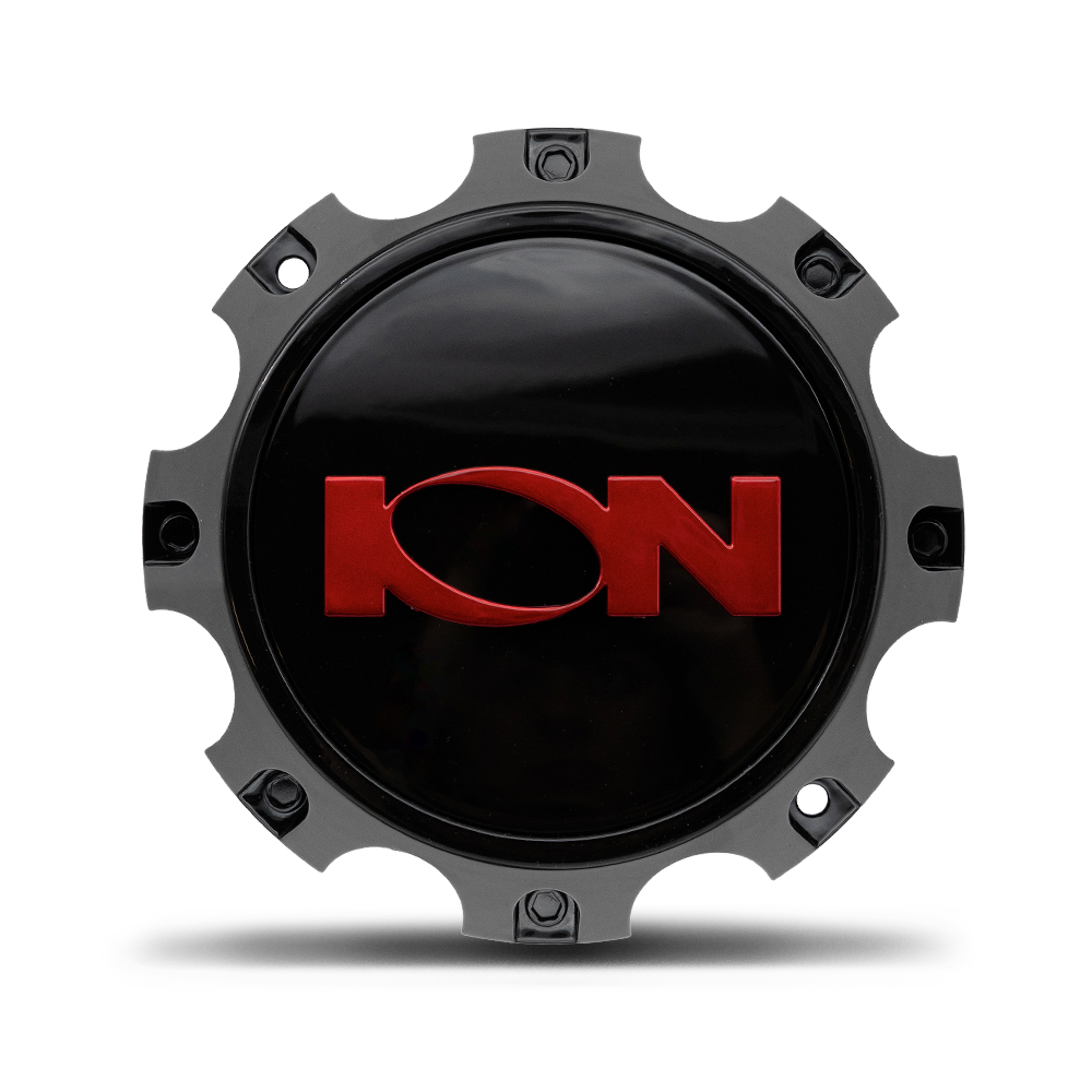 Cap- Ion Black Red Machined 143