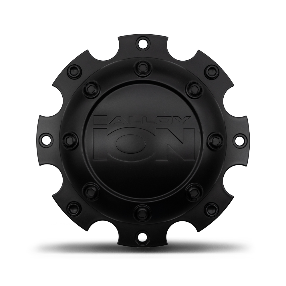 Cap- Ion Matte Black 167 17x6.5 8x200 8x210 Front