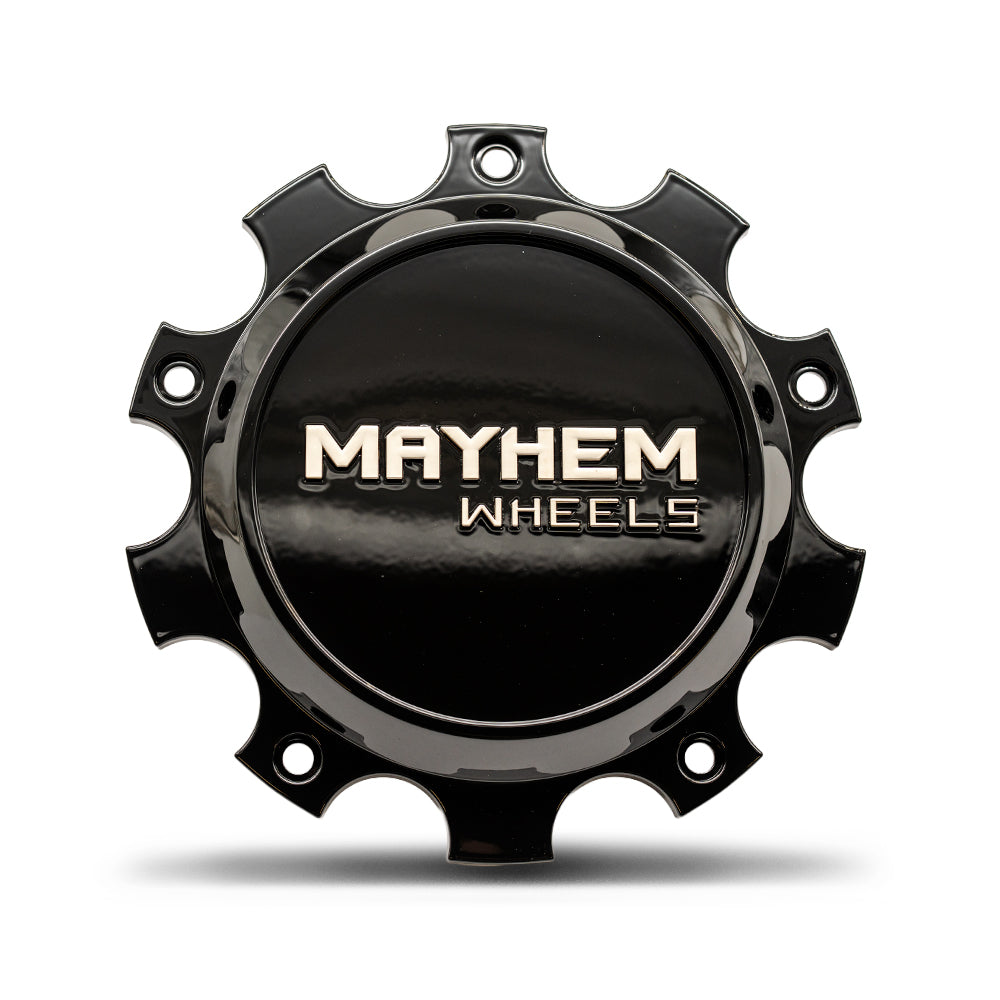 Cap- Mayhem Black 8181  10x225  Front